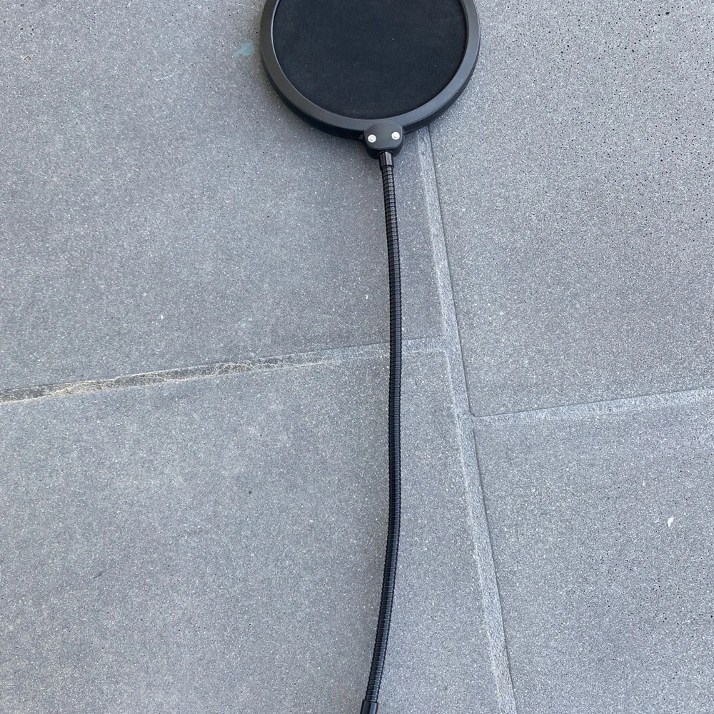 Microphone Pop Filter Mask Shield vocal recording podcast accessory voice sound
